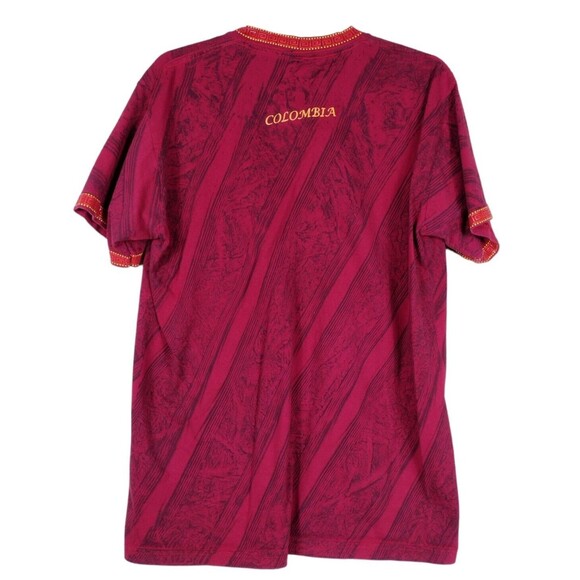 San Andres Island Columbia Souvenir Womens XL Tshirt Red V-Neck Short Sleeve - Picture 4 of 5